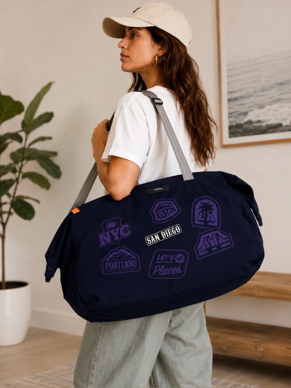Bellroy Classic Weekender Duffel Bag NWT Custom Travel
